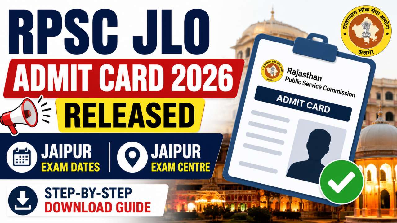 RPSC Junior Legal Officer Exam 2026